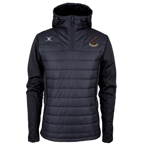 gilbert-rugby-hook-and-odiham-rfc-pro-active-felpa-quarter-zip-nera-adulto image 3