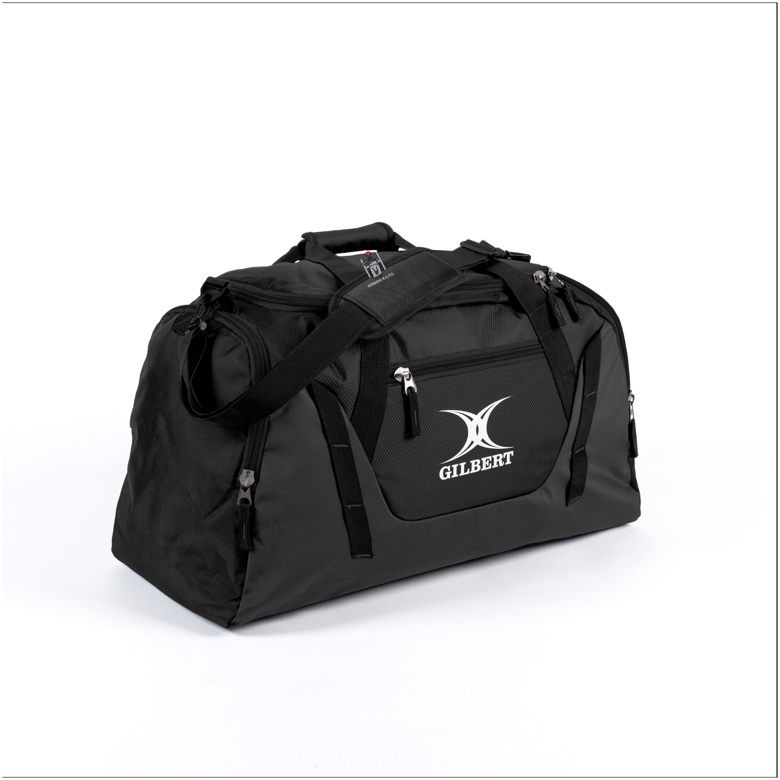 borsone-gilbert-rugby-club-v4-holdall-southern-nomads-rufc-senior-nero-nero image 1