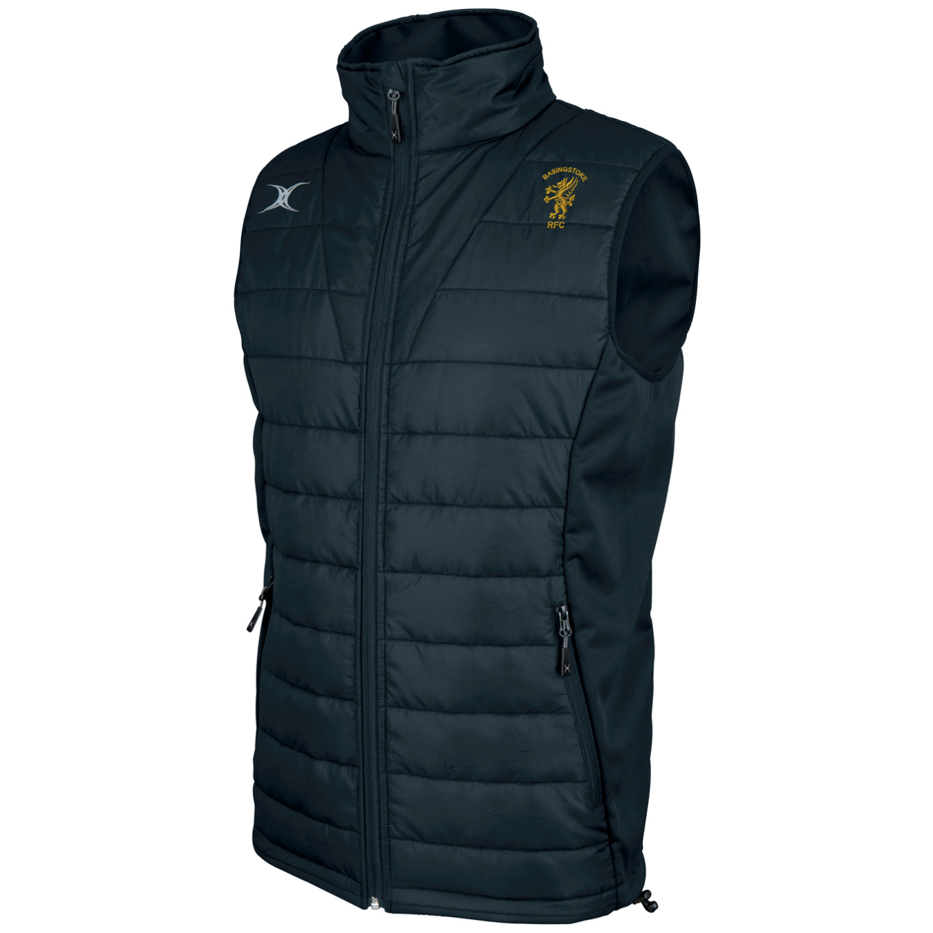 gilbert-rugby-basingstoke-rfc-senior-pro-body-warmer-uomo-blu-navy-scuro image 1