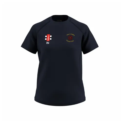 gray-nicolls-new-longton-cc-donna-gts-t-shirt-manica-corta-blu-navy-scuro image 1