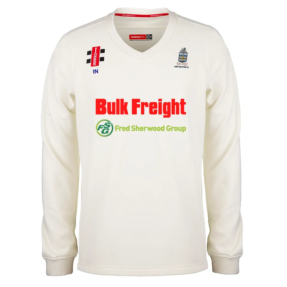 gray-nicolls-pro-performance-maglione-match-cricket-junior-long-whatton-cc-avori image 1