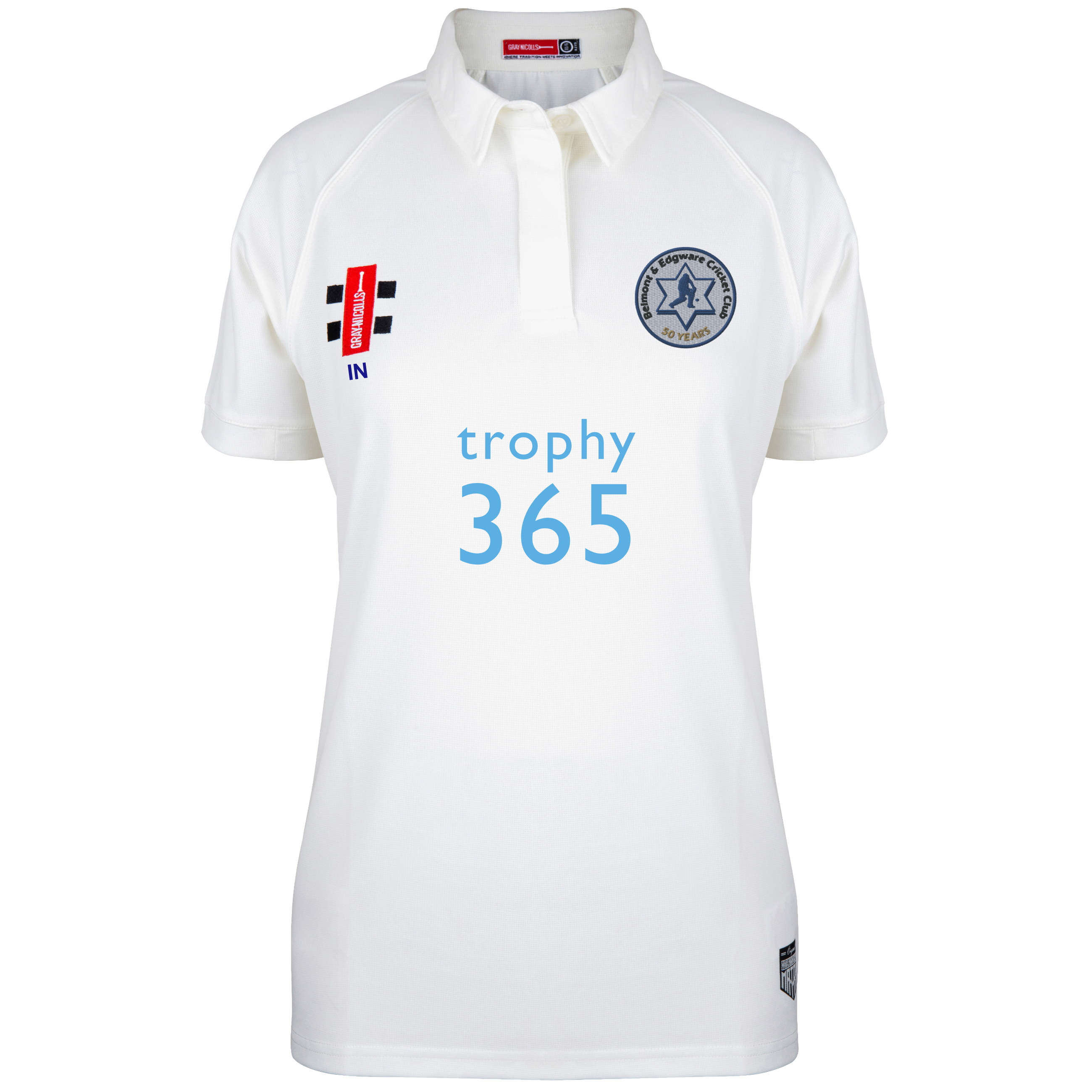 gray-nicolls-belmont-edgware-cc-donna-matrix-v2-maglia-s-s-avorio image 1