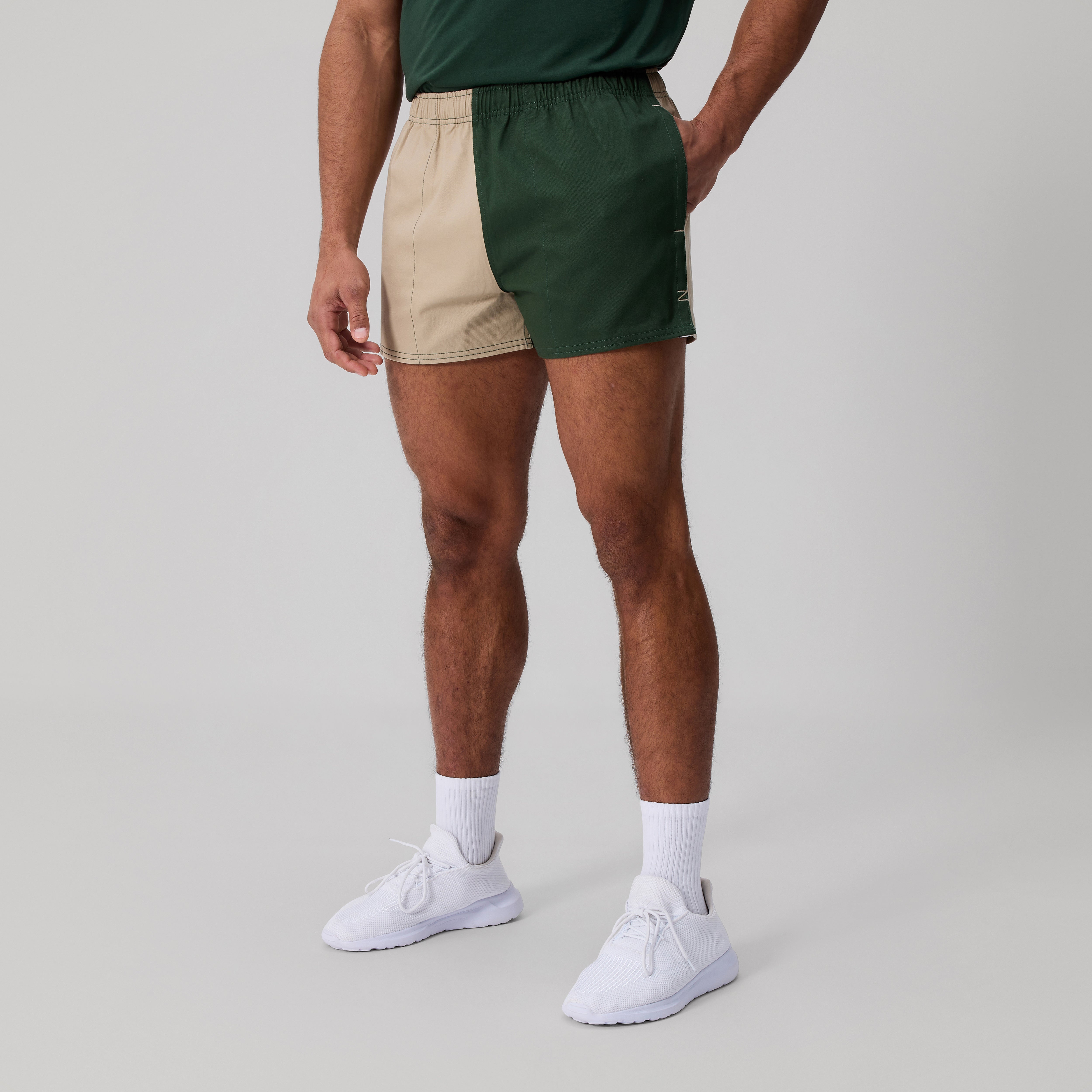 canterbury-fundamentals-harlequin-drill-shorts-green-pantaloncini-uomo image 4