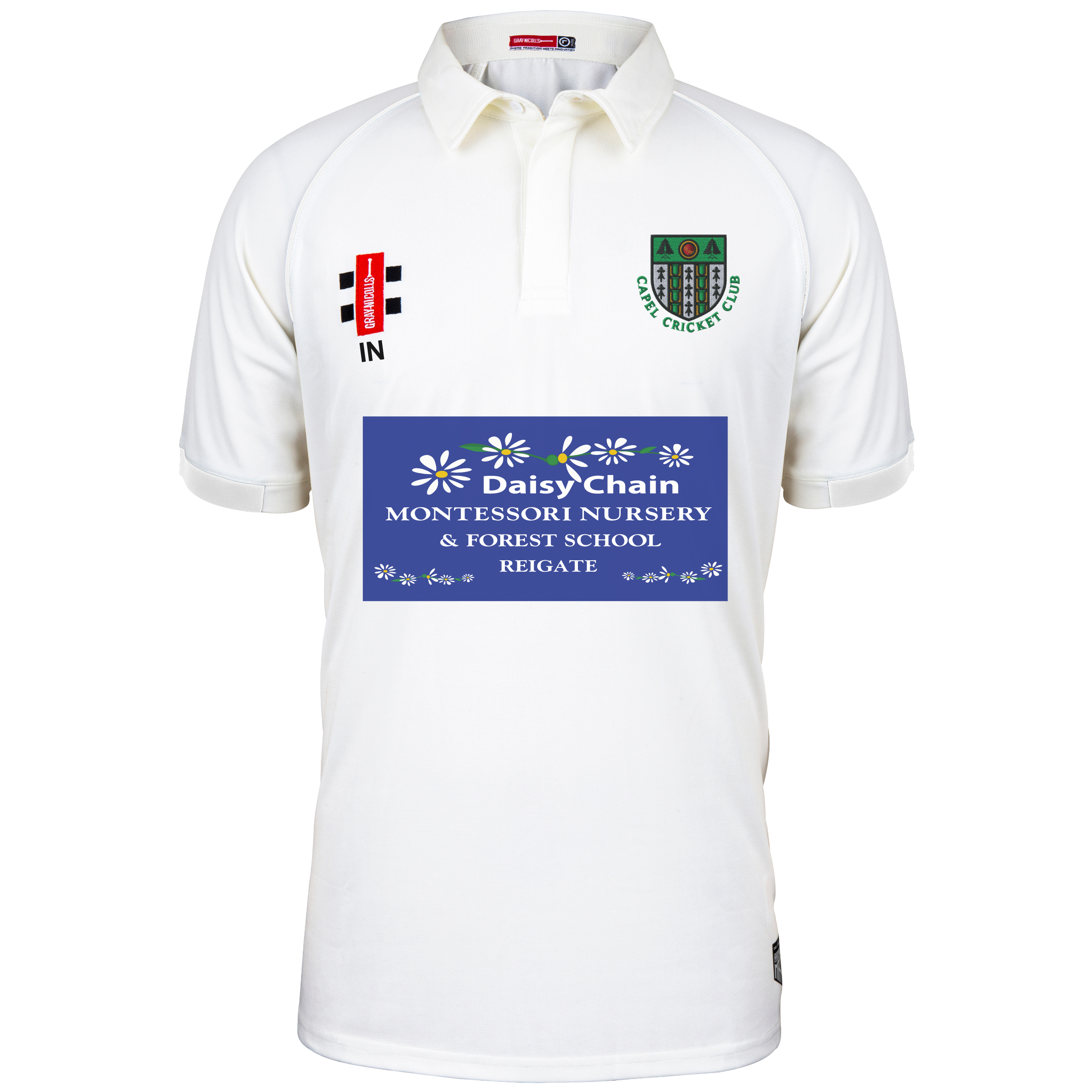 gray-nicolls-capel-cc-surrey-matrix-v2-maglia-manica-corta-ivory-u13s image 1