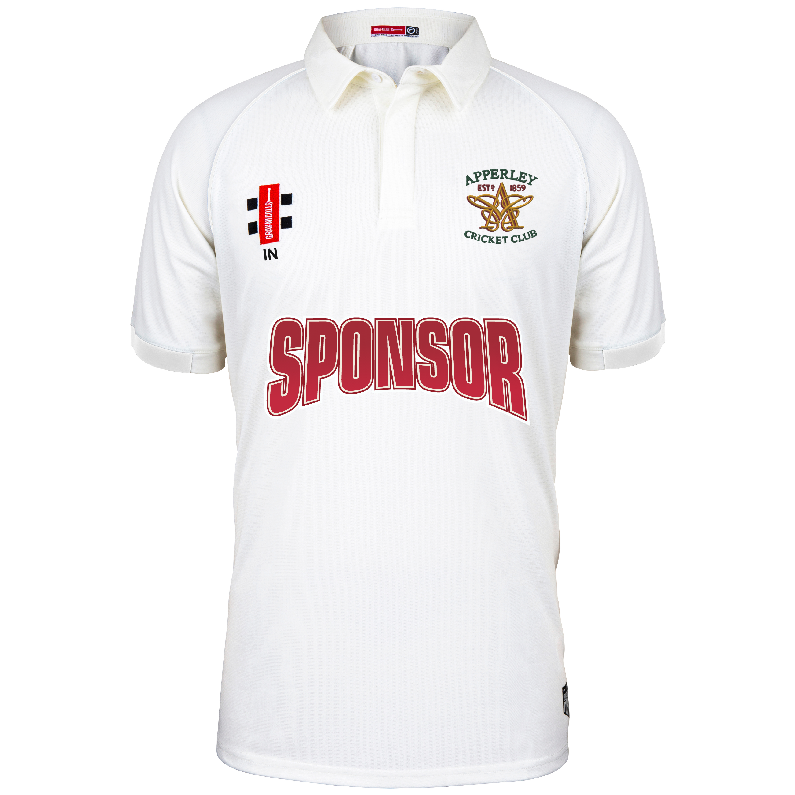 gray-nicolls-apperley-cc-matrix-v2-s-s-maglia-cricket-senior-avorio image 1