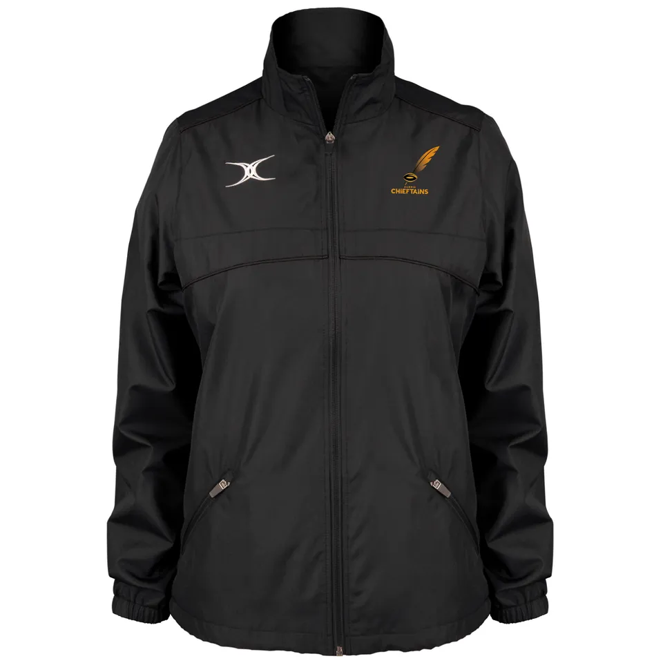 gilbert-rugby-currie-chieftains-donna-photon-giacca-full-zip-nera image 1