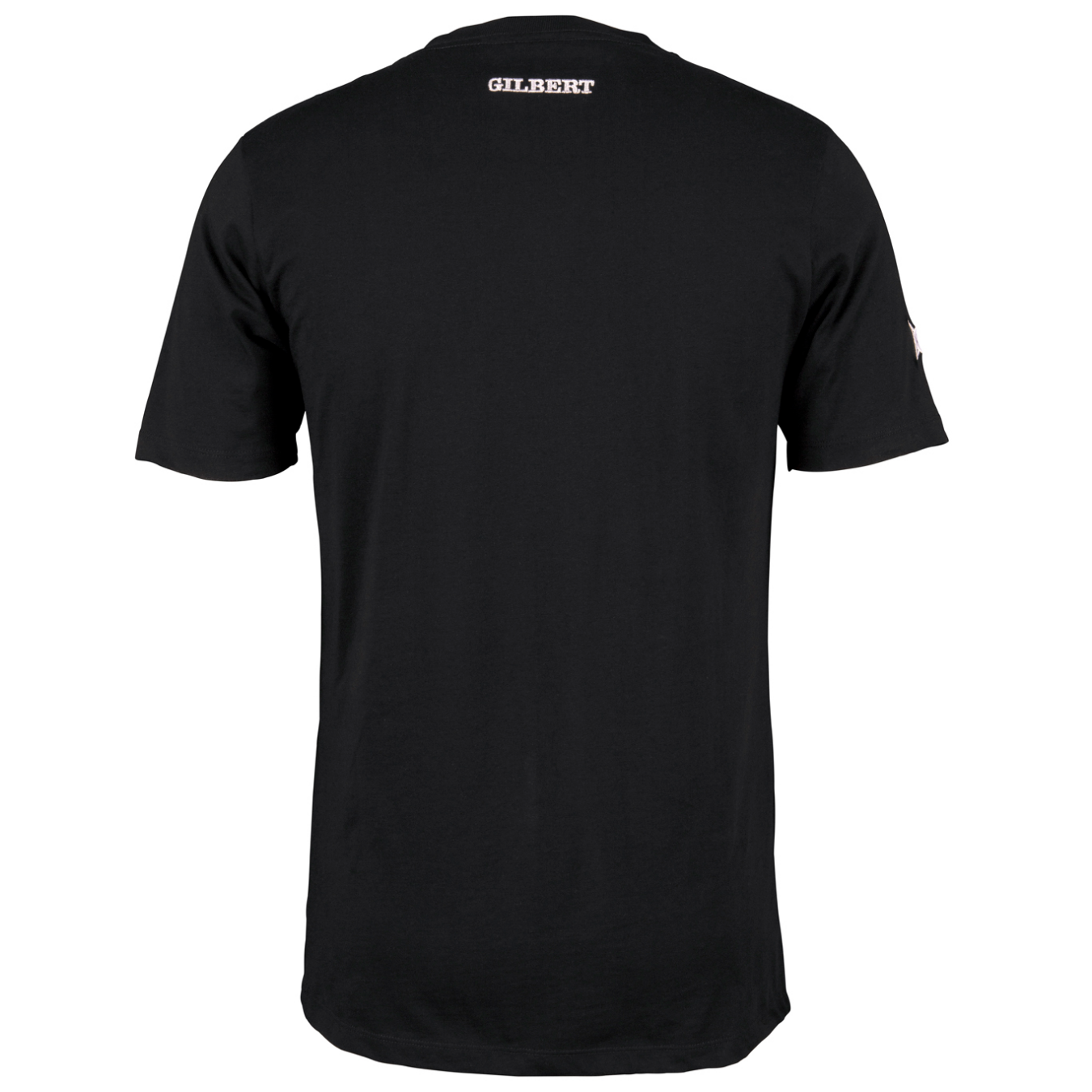 gilbert-rugby-harrogate-rufc-quest-t-shirt-uomo-nera-cotone-organico image 2
