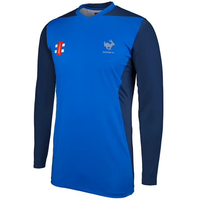 gray-nicolls-barford-cc-senior-pro-performance-maglia-t20-manica-lunga-royal-blu image 1
