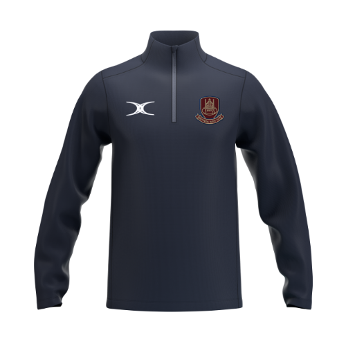 gilbert-rugby-southwell-rufc-atom-felpa-1-4-zip-junior-blu-navy image 1