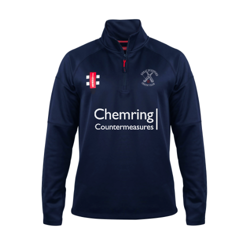 gray-nicolls-pro-thermo-pile-1-4-zip-senior-great-durnford-cc-navy image 1