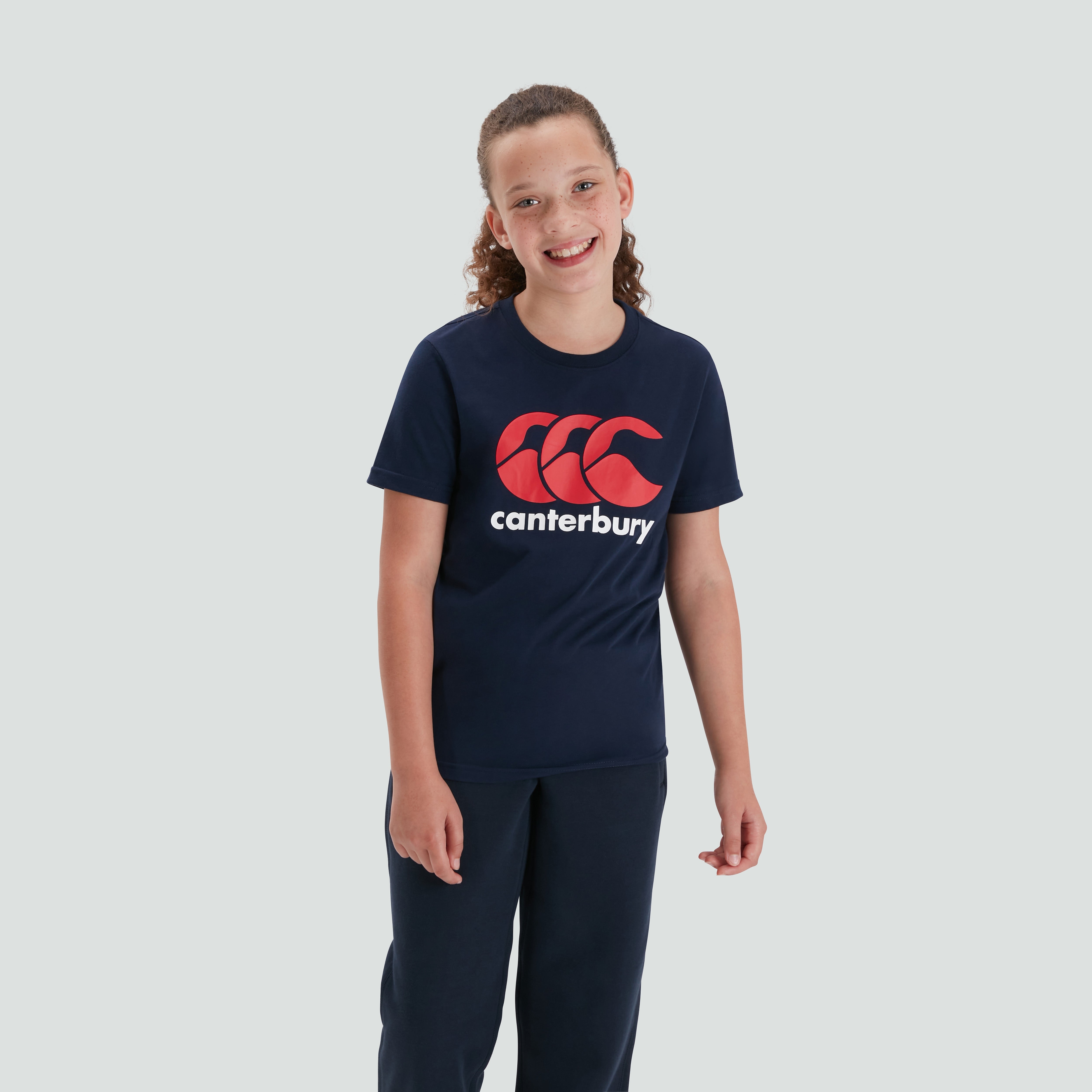 canterbury-ccc-logo-tee-junior-unisex-blu-navy image 1