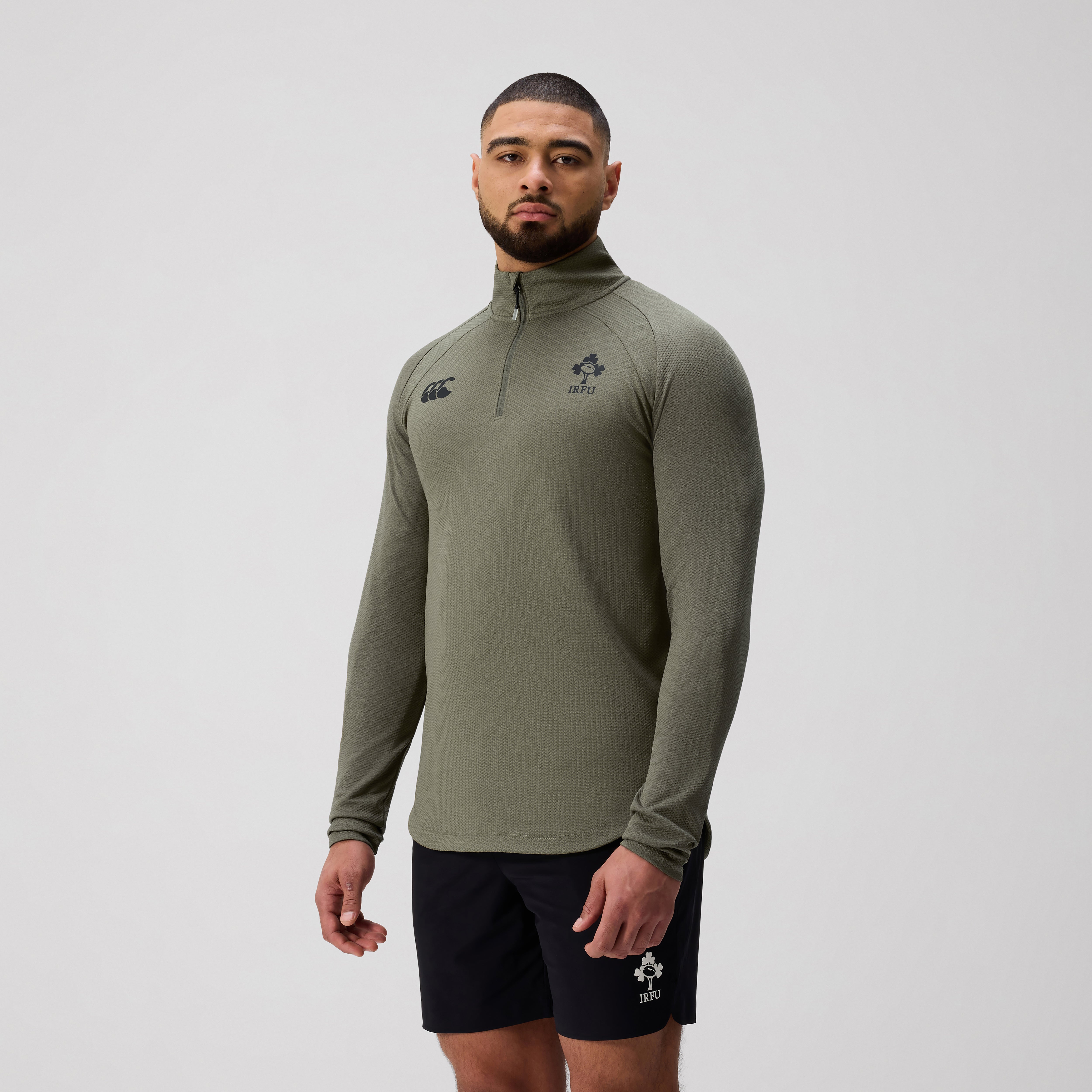 canterbury-ireland-elite-primo-strato-maglia-termica-rugby-uomo-verde image 1