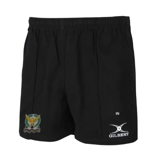 gilbert-rugby-llandaff-north-rfc-adult-pantaloncini-corti-kiwi-pro-neri image 1