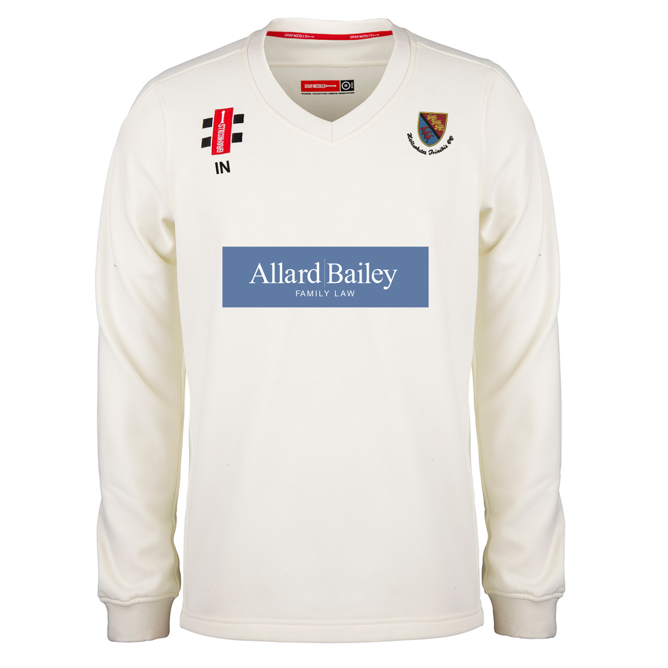 gray-nicolls-holtwhites-trinibis-cc-pro-performance-maglione-match-avorio image 1