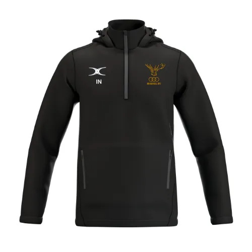 gilbert-rugby-atom-giacca-foderata-in-pile-senior-bracknell-rfc-nero image 1