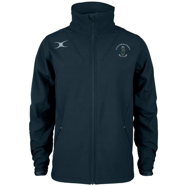 gilbert-rugby-colwyn-bay-rfc-pro-soft-shell-giacca-uomo-full-zip-blu-scuro image 1