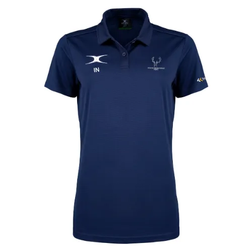gilbert-rugby-north-ribblesdale-rfc-photon-ii-polo-manica-corta-blu-navy-uomo image 1