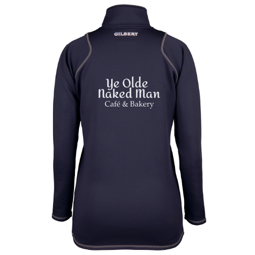gilbert-rugby-north-ribblesdale-rfc-pile-quest-1-4-zip-donna-blu-navy image 2