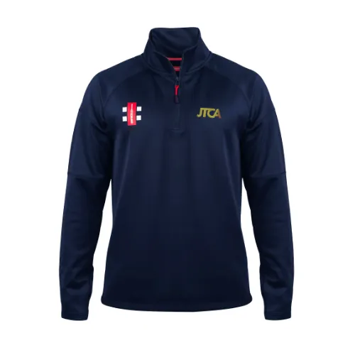gray-nicolls-jtca-pro-thermo-fleece-junior-navy-1-4-zip image 1