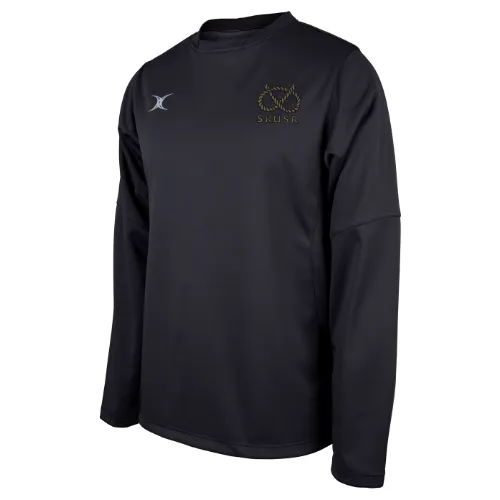 gilbert-rugby-staffordshire-rugby-union-society-of-referees-top-warm-up-pro-nero image 1