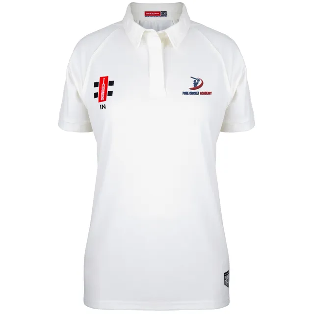 gray-nicolls-matrix-v2-maglia-cricket-s-s-donna-avorio-pure-cricket-academy image 1
