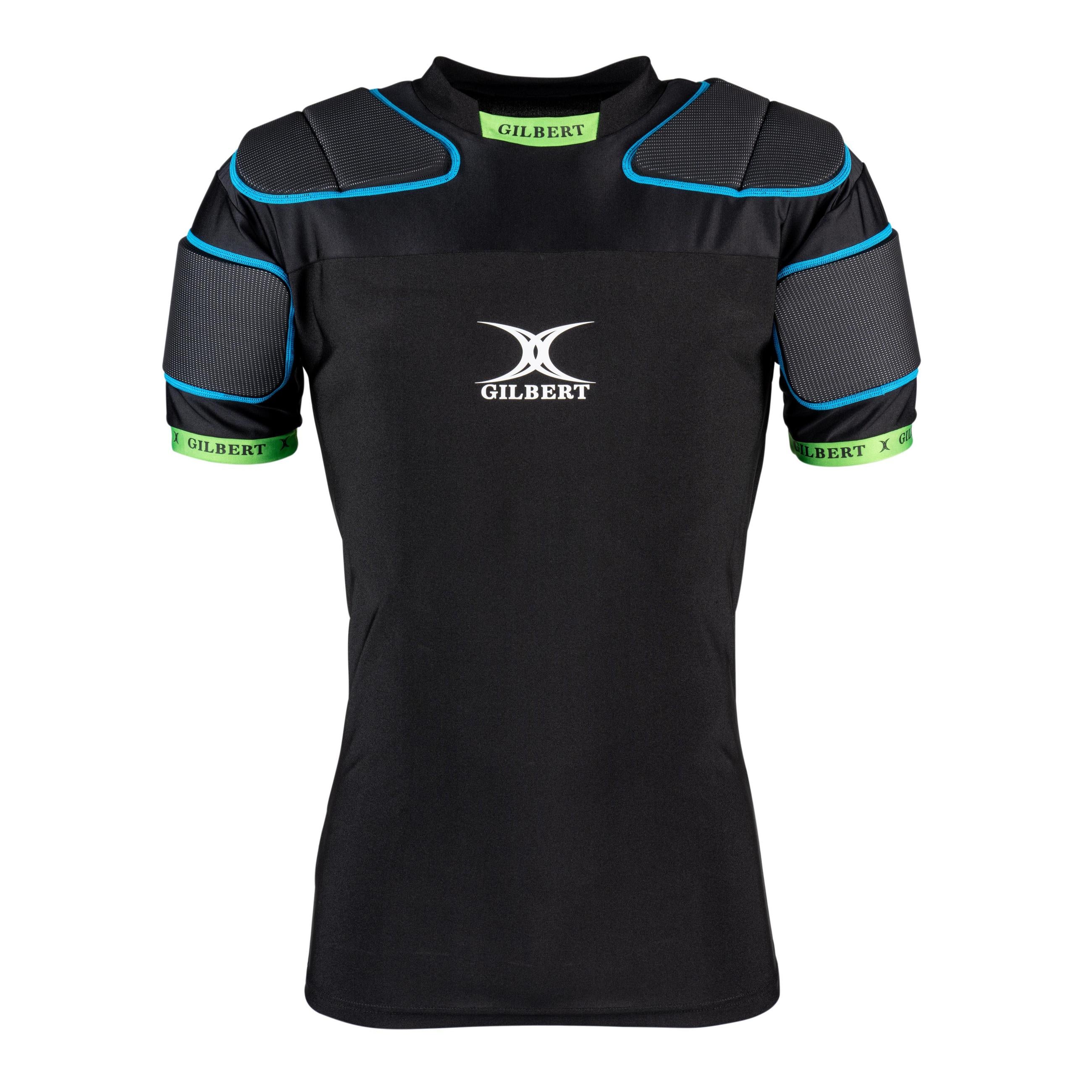 gilbert-rugby-xp100-body-armour-senior-unisex-nero-blu image 1
