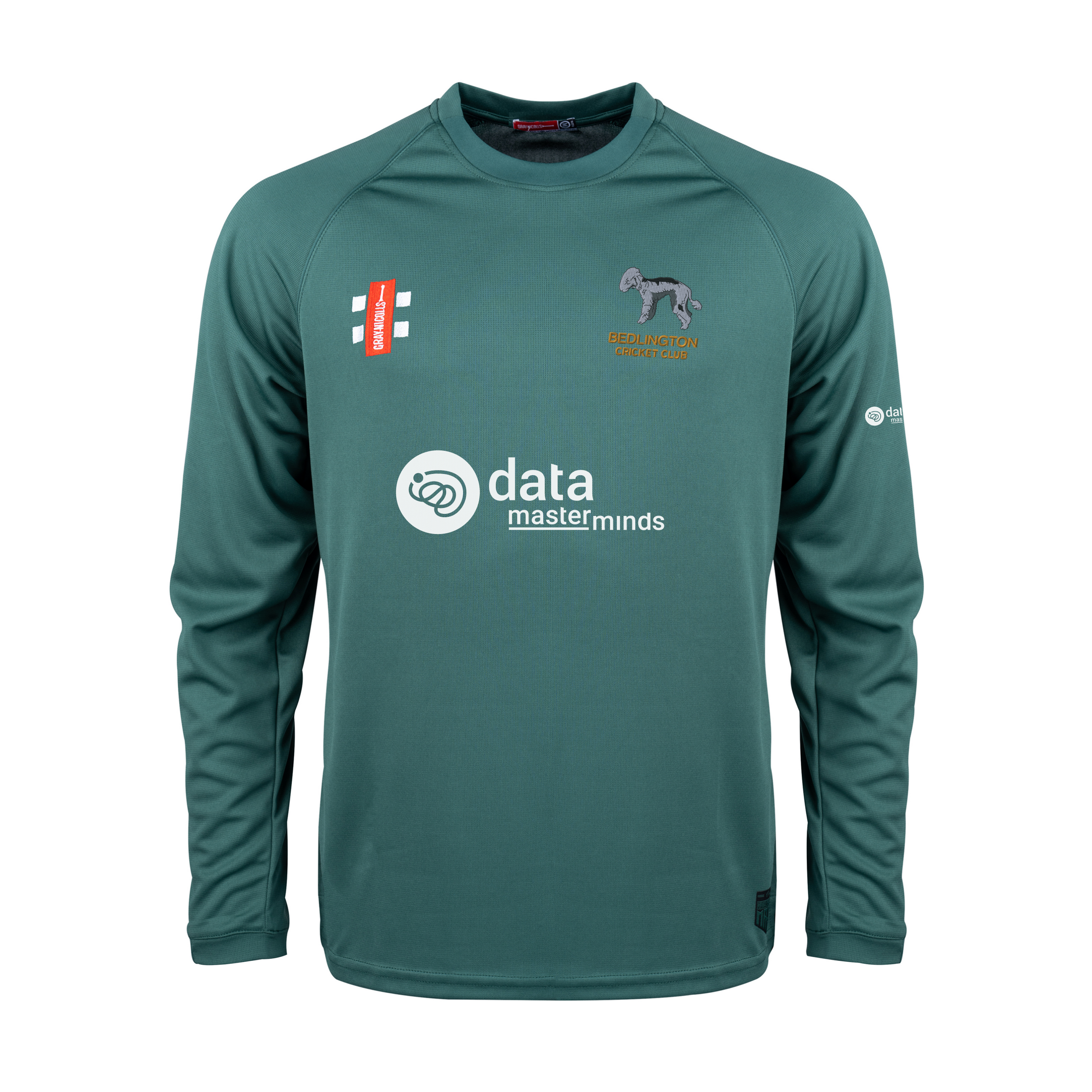 gray-nicolls-bedlington-junior-matrix-v2-t-shirt-manica-lunga-verde image 1