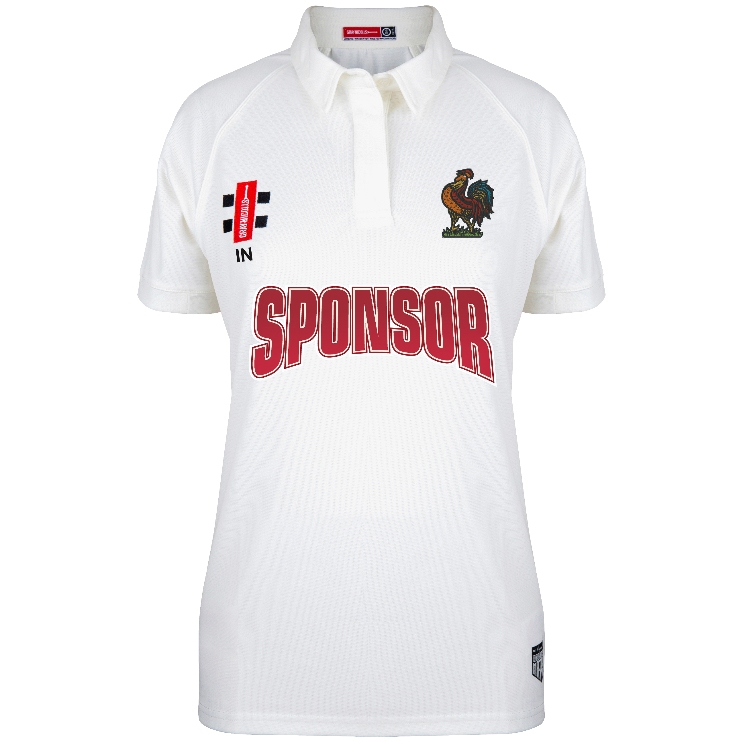 gray-nicolls-harrogate-cc-matrix-v2-maglia-s-s-donna-avorio image 1