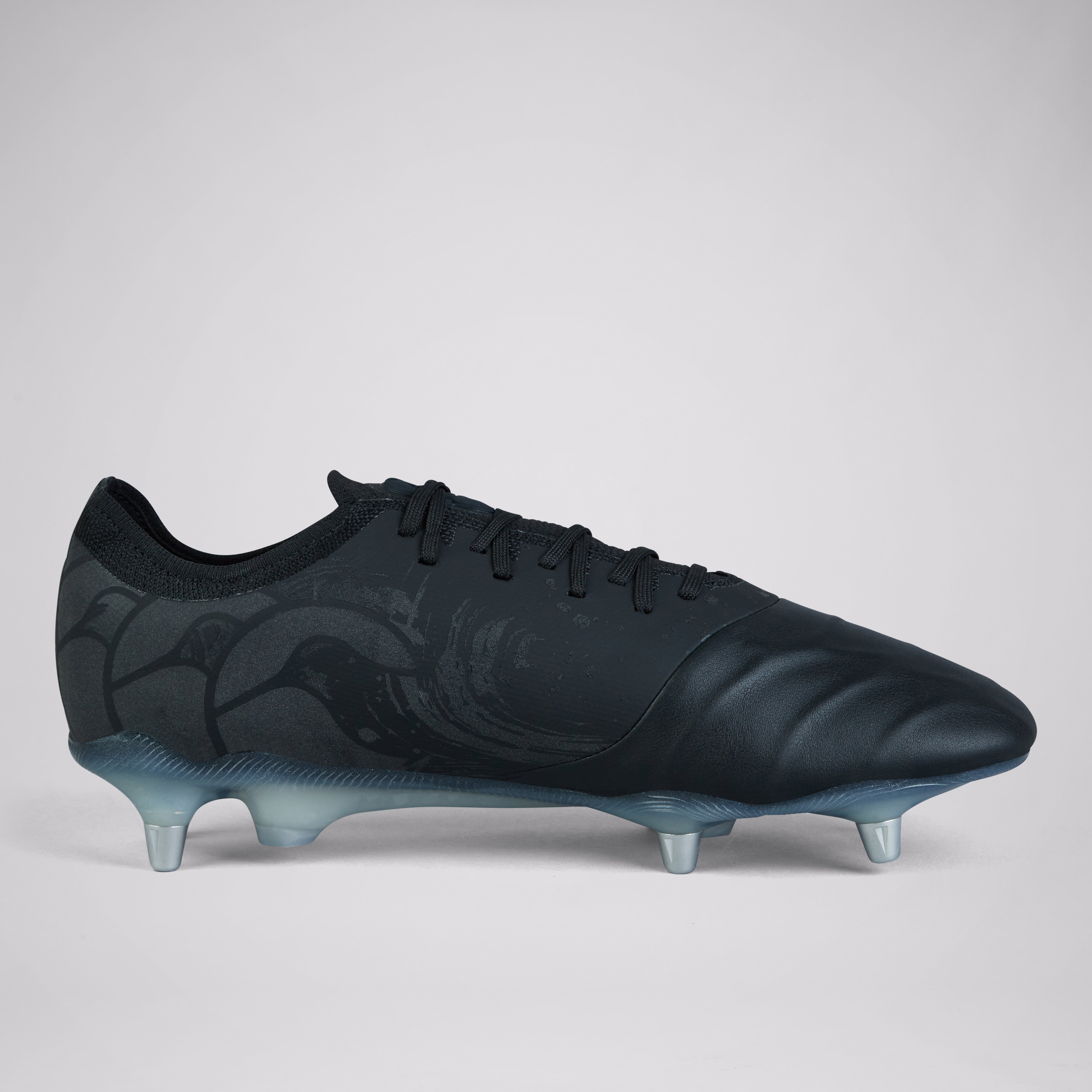 canterbury-phoenix-genesis-elite-scarpe-rugby-sg-unisex-nero-grigio image 2