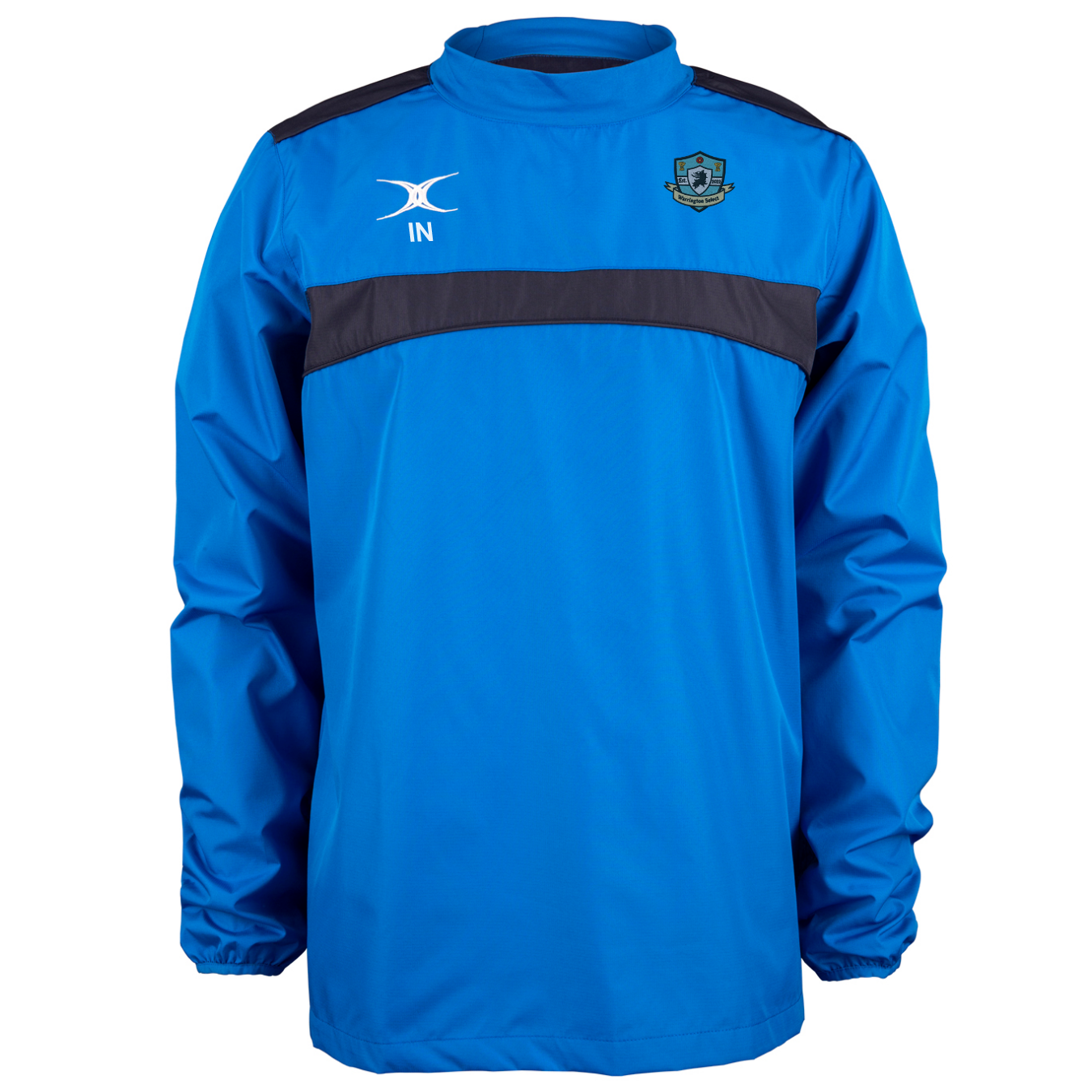 gilbert-rugby-warrington-select-rfc-photon-giacca-warm-up-uomo-royal-blu-navy image 1