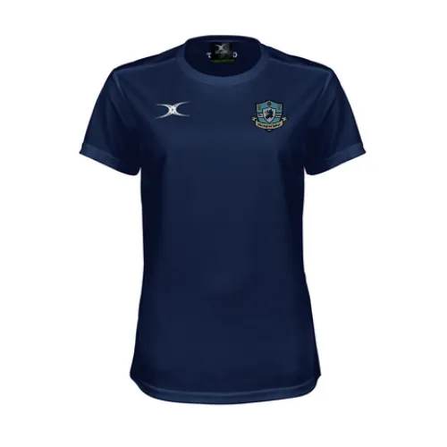gilbert-rugby-warrington-select-rfc-t-shirt-photon-ii-donna-blu-navy-manica-cort image 1