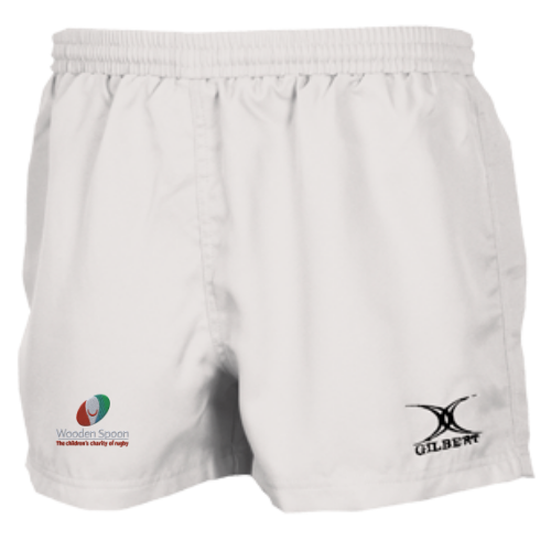 gilbert-rugby-wooden-spoon-junior-saracen-v3-match-shorts-white image 1