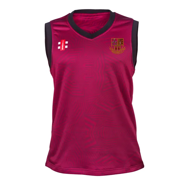 gray-nicolls-winsford-cricket-club-pro-t20-slipover-junior-marrone image 1