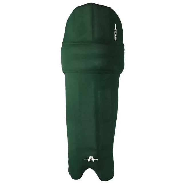 gray-nicolls-wisborough-green-cc-pads-clads-coprigambali-cricket-verdi-senior image 1