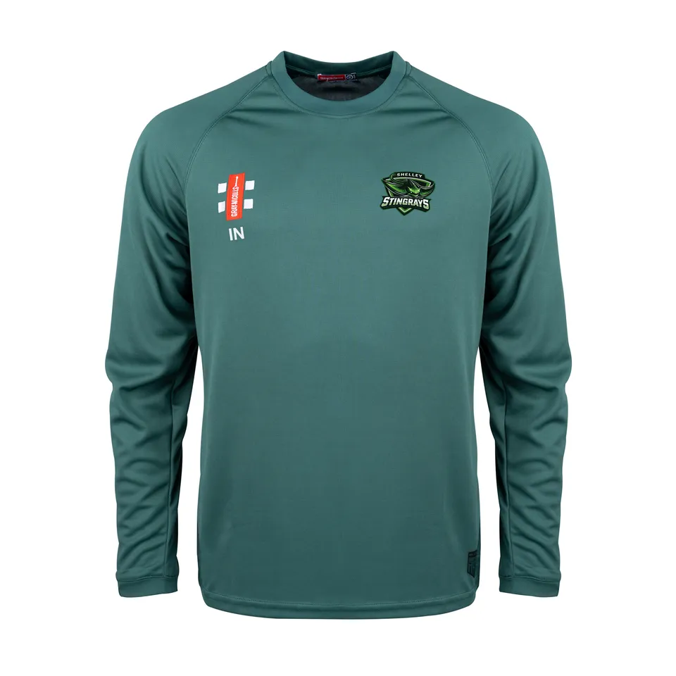 gray-nicolls-shelley-cc-matrix-v2-maglia-manica-lunga-verde-senior image 1