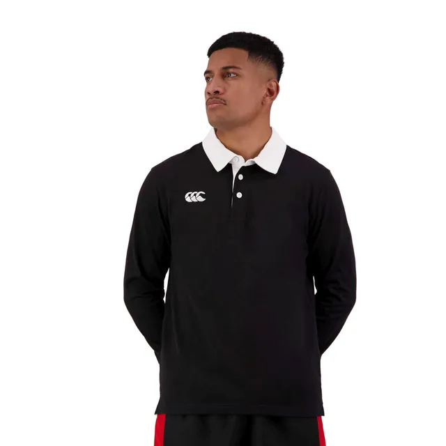 canterbury-solid-dye-long-sleeve-rugby-uomo-nero image 1