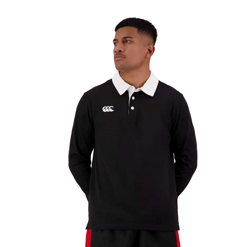 canterbury-solid-dye-long-sleeve-rugby-uomo-nero image 1