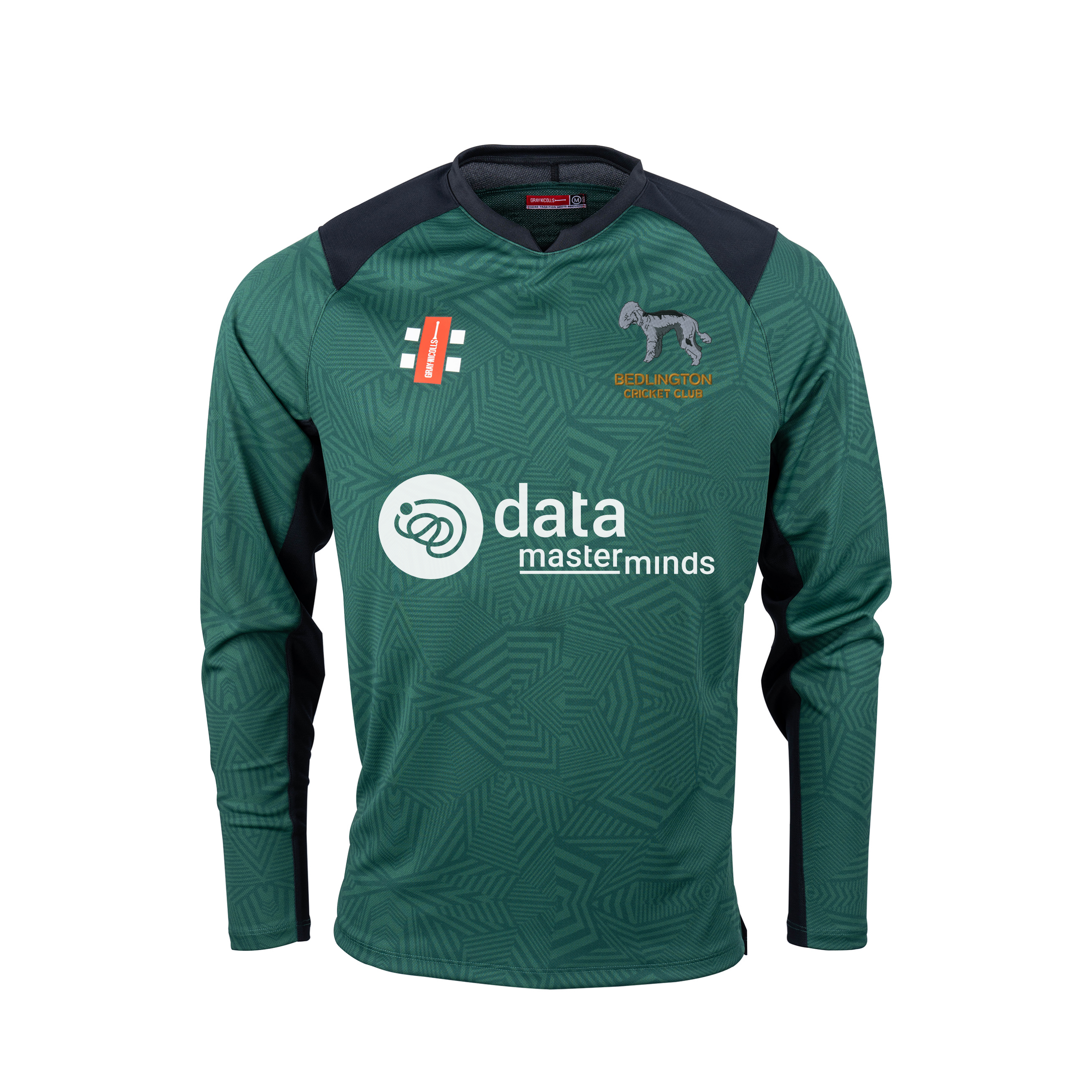 gray-nicolls-bedlington-pro-t20-maglia-l-s-donna-green-black-senior image 1