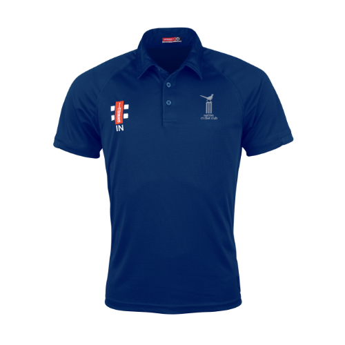 gray-nicolls-nacton-cc-polo-matrix-v2-manica-corta-blu-navy-junior image 1