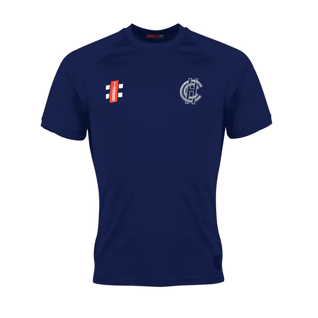 gray-nicolls-hambledon-cc-junior-matrix-v2-t-shirt-manica-corta-blu-navy image 1