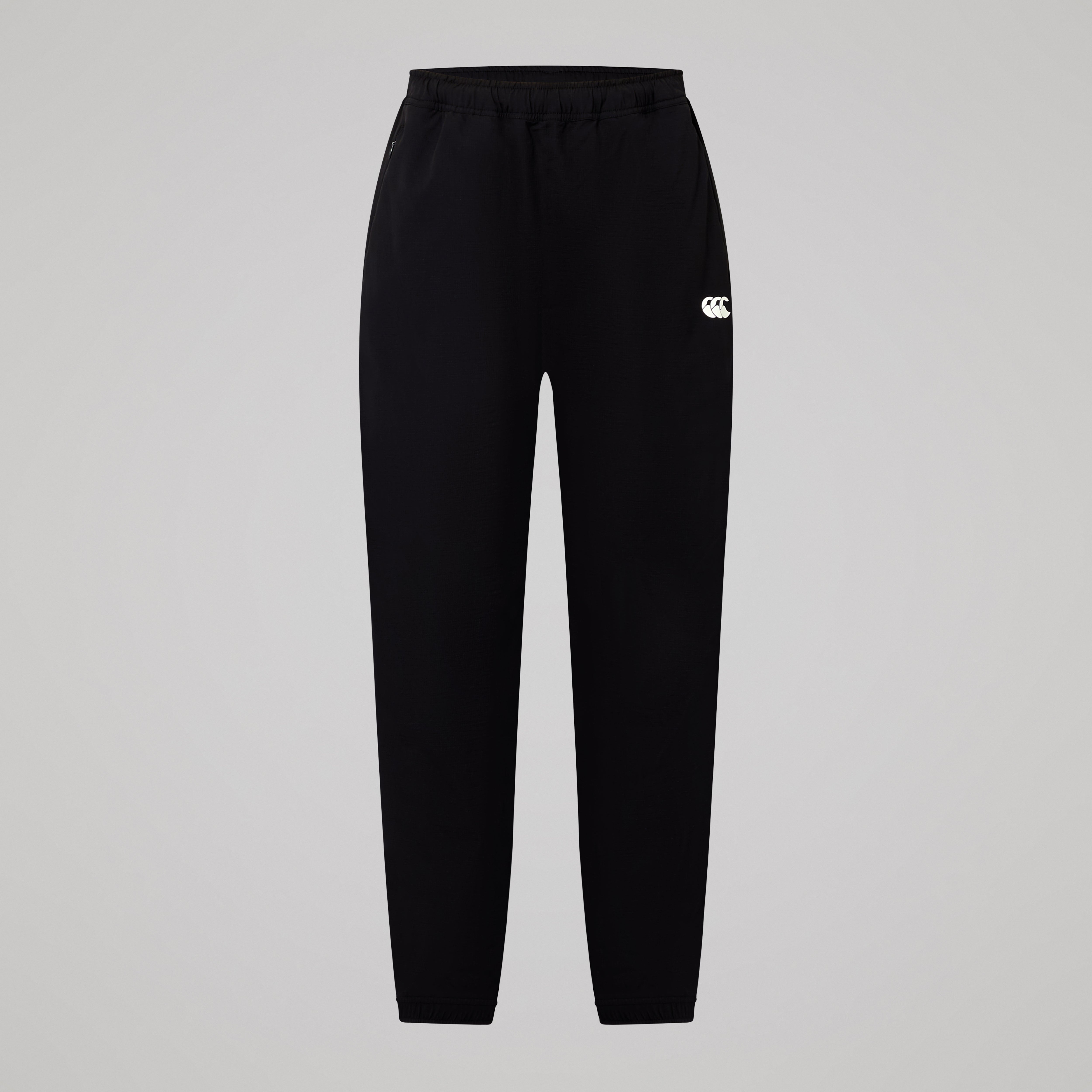 canterbury-tempo-pantalone-tuta-donna-nero-tessuto-woven image 1