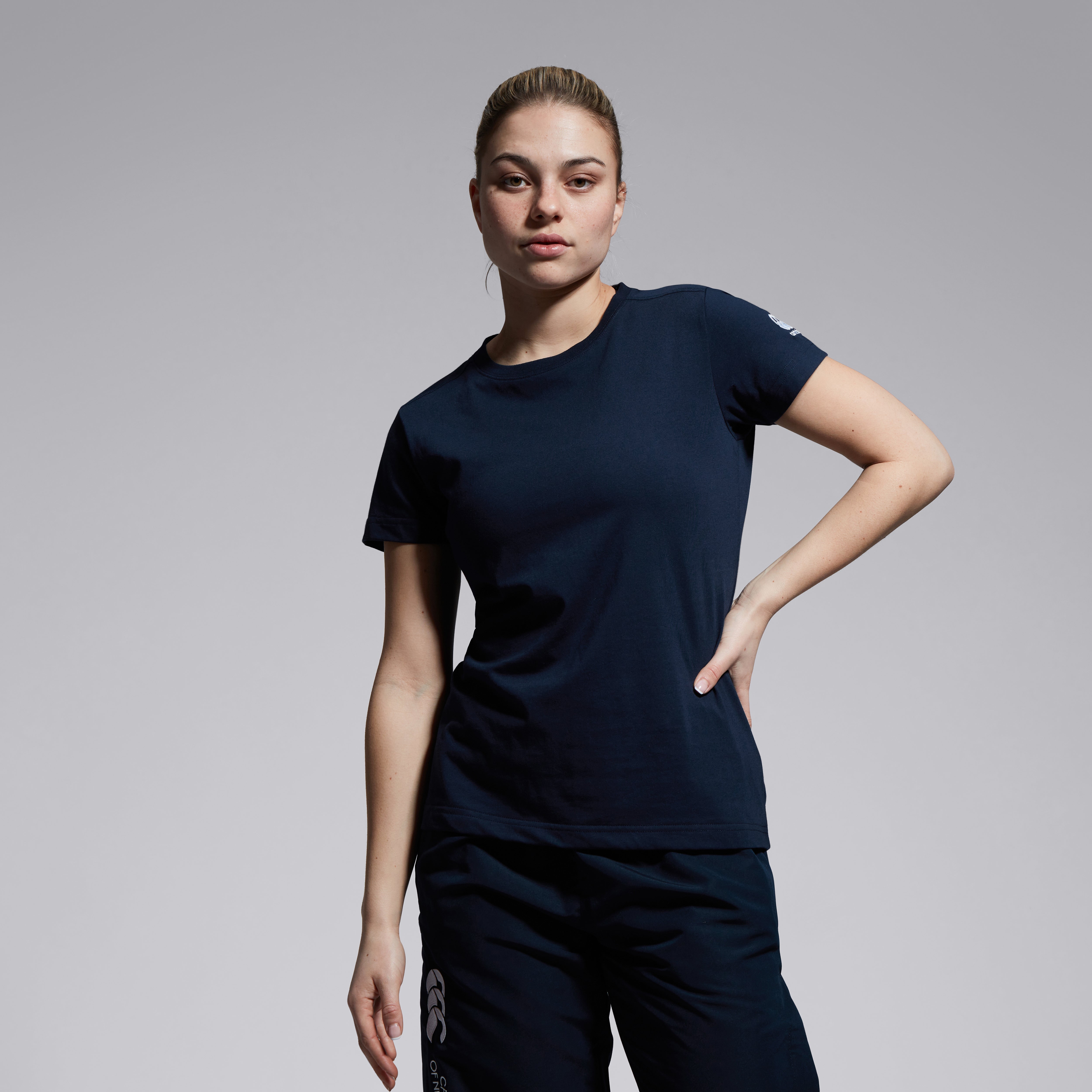 canterbury-club-plain-t-shirt-donna-blu-navy image 5