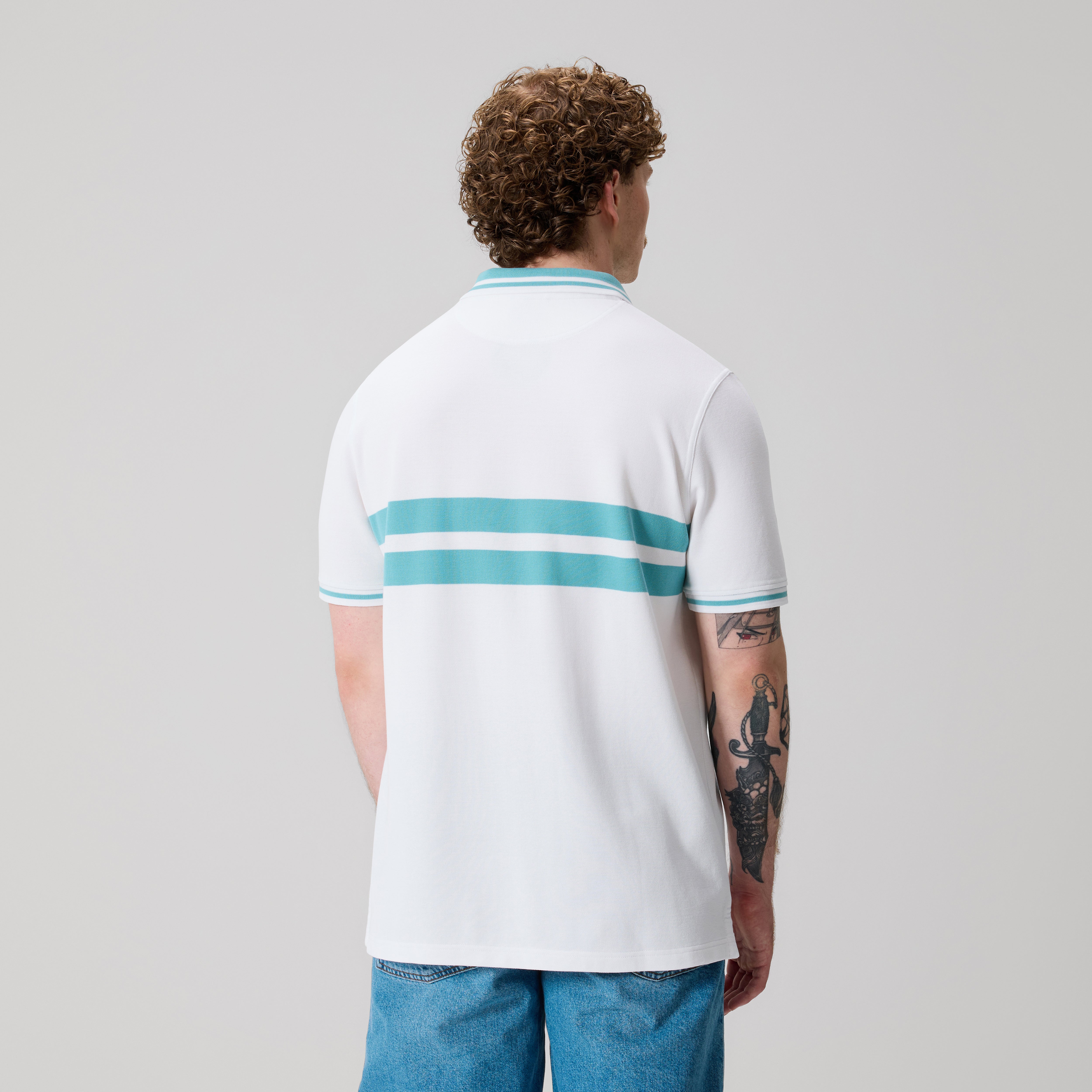 canterbury-polo-uomo-chest-stripe-bianca image 2