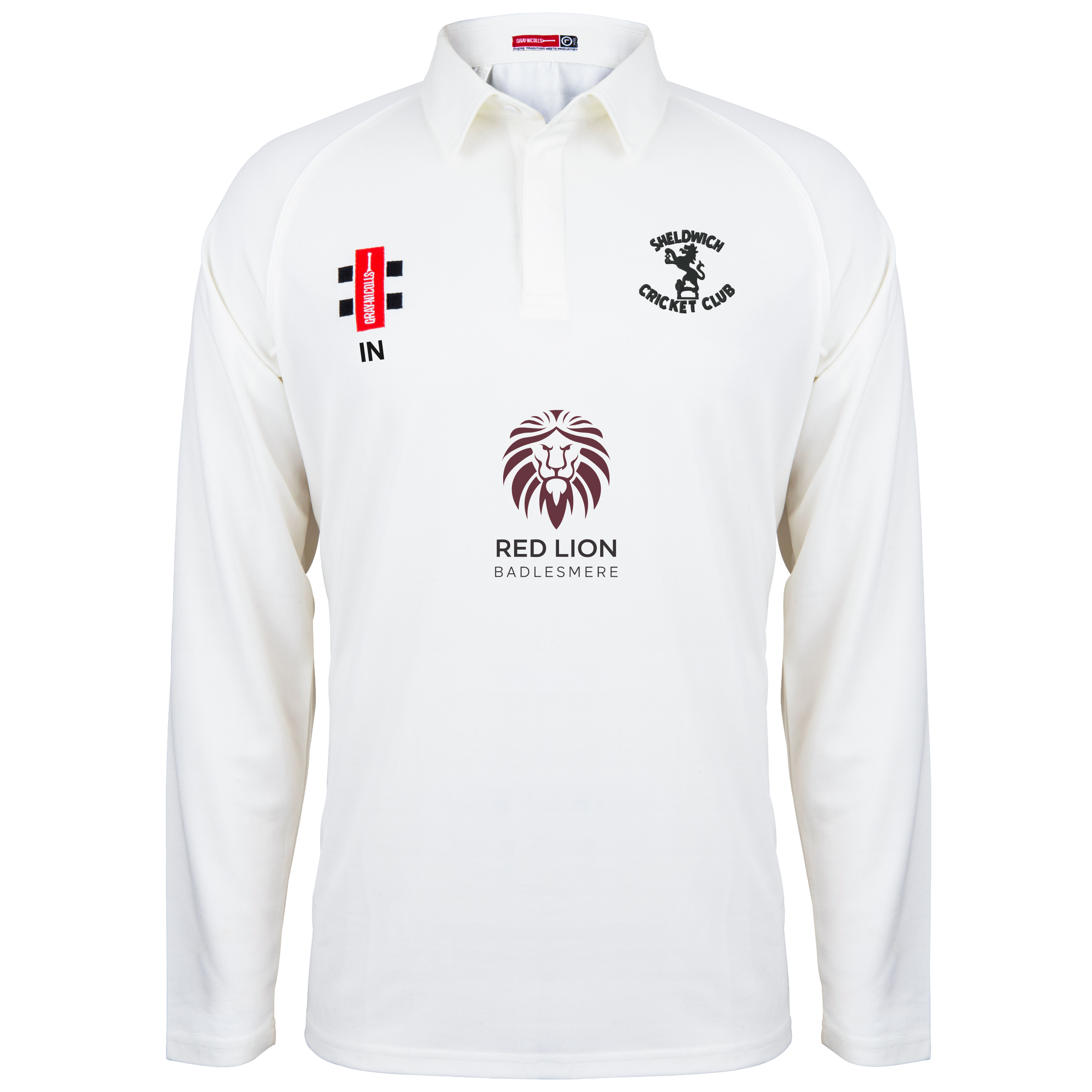 gray-nicolls-sheldwich-cc-matrix-v2-maglia-manica-lunga-junior-avorio image 1