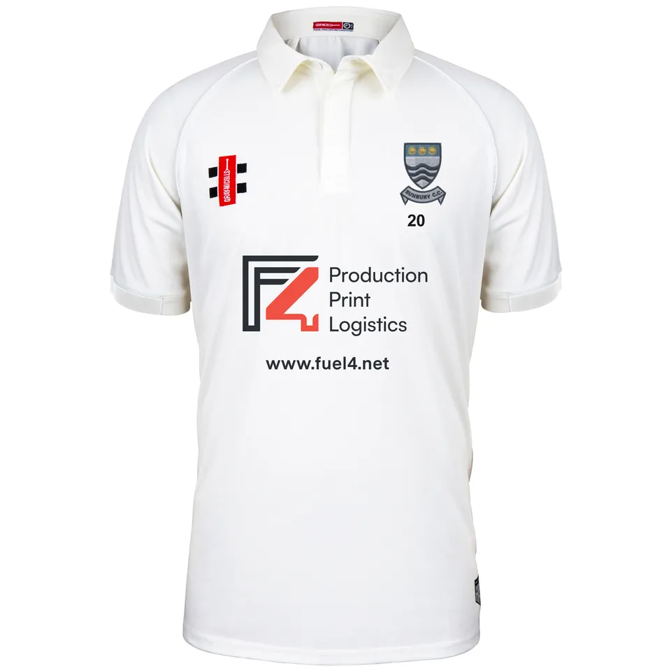 gray-nicolls-sunbury-cc-matrix-v2-maglia-cricket-manica-corta-senior-avorio image 1