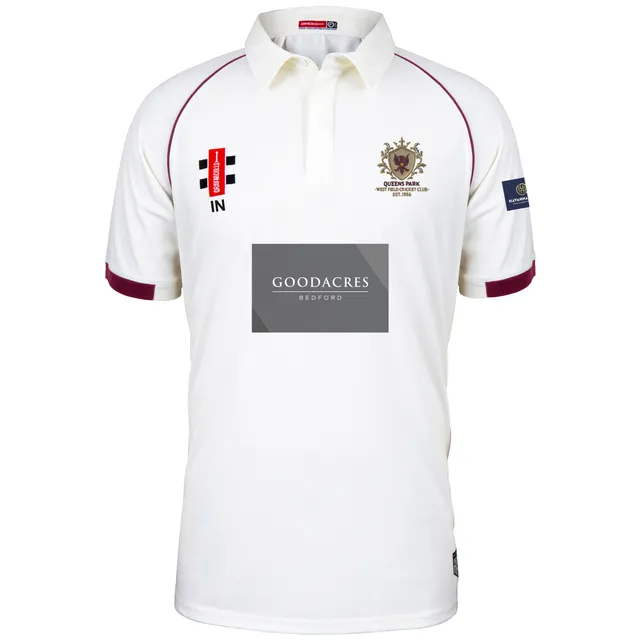 gray-nicolls-matrix-v2-maglia-cricket-manica-corta-senior-queens-park-westfield- image 1