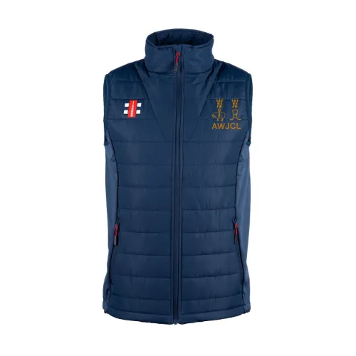 gray-nicolls-pro-performance-bodywarmer-aire-wharfe-junior-cl-blu-navy-scuro image 1
