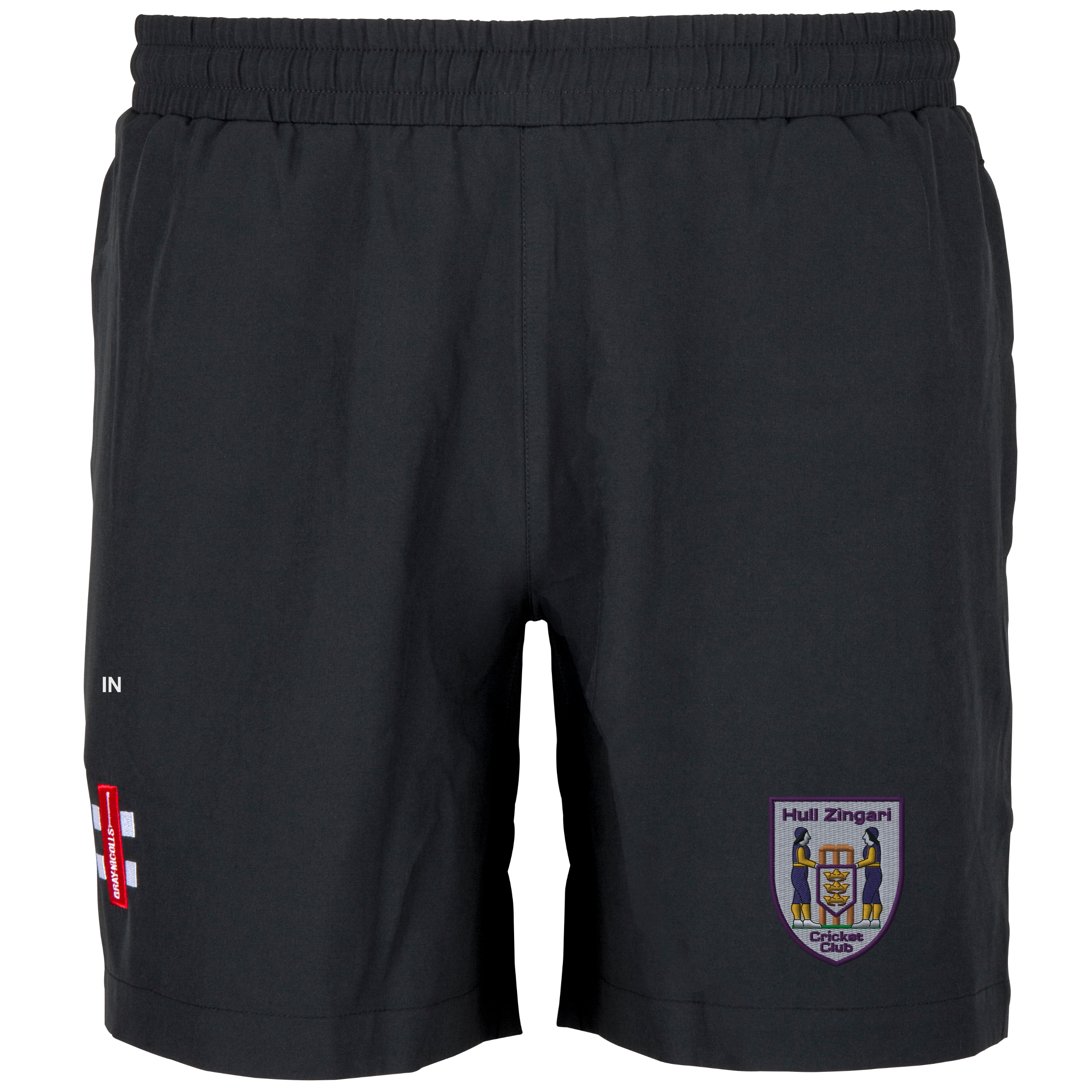 gray-nicolls-hull-zingari-cc-senior-pantaloncini-velocity-neri image 1