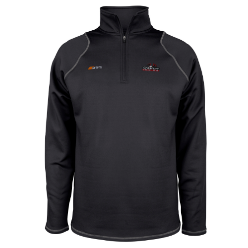 grays-cheshunt-hc-quest-ii-1-4-zip-fleece-nero-junior-pile-termico-hockey-bambin image 1