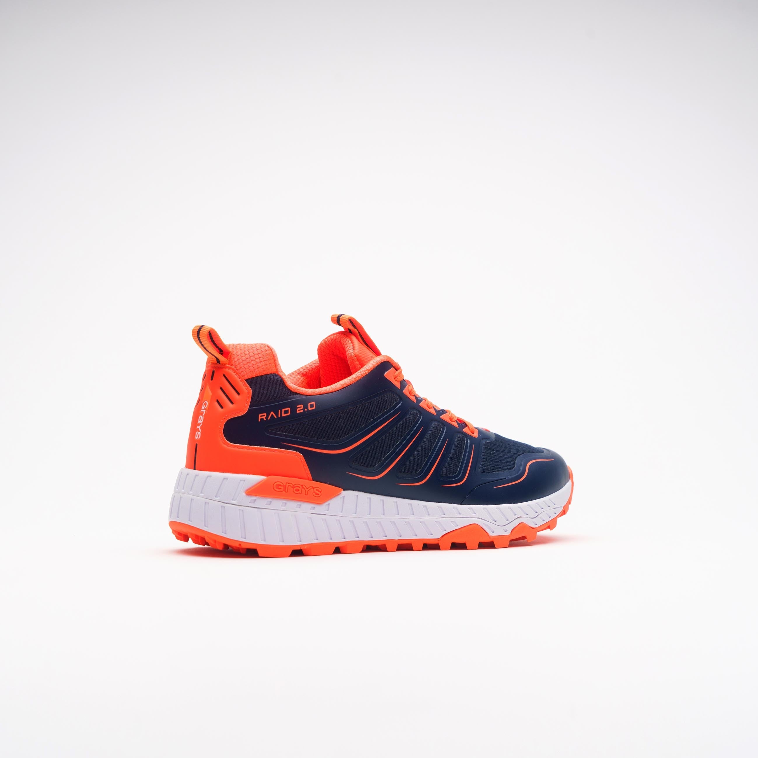 grays-raid-2-0-scarpe-hockey-junior-blu-navy-arancione image 4